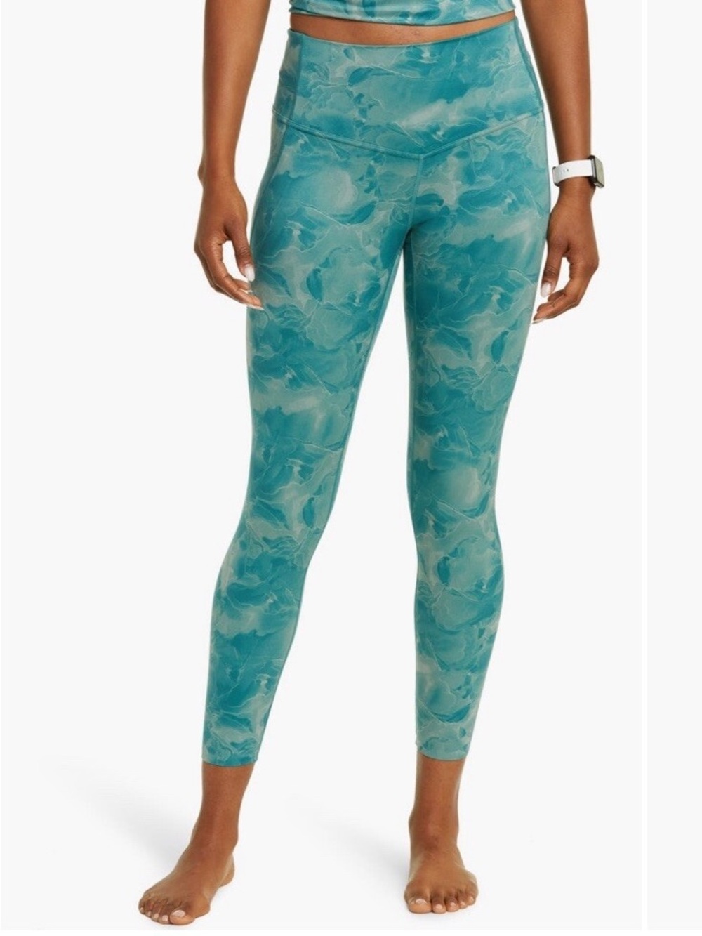 Zella Watercolour Floral Leggings Small